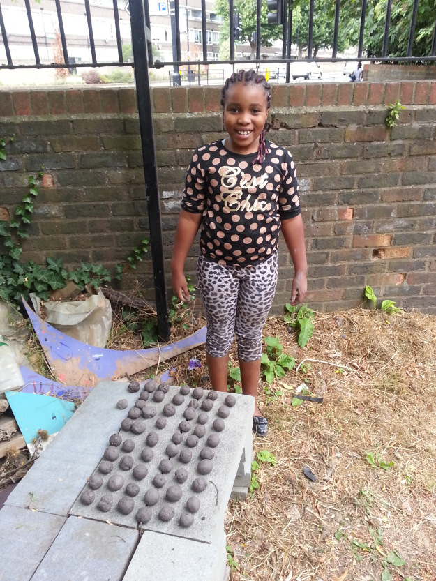 burgess park seed bombs